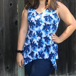 Adrianna Papell Tropical Top